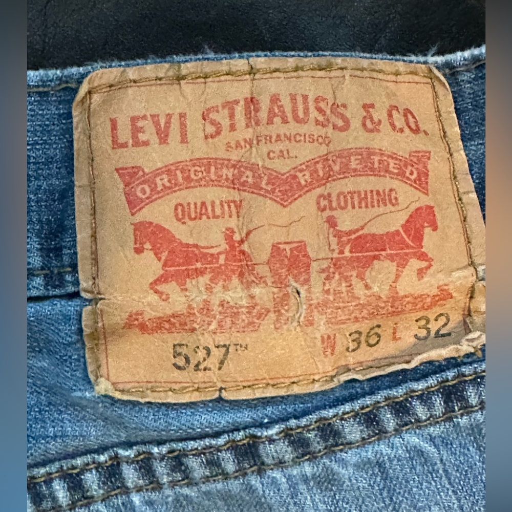 Men’s Levi 527 Jeans 36x32 - Picture 3 of 10